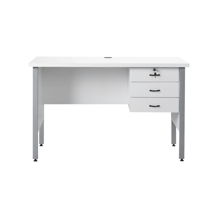 MEJA KANTOR - OFFICE DESK Meja Kantor 1/2 Biro Lunar MKS126 LUNAR OSCARLIVING