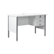 MEJA KANTOR - OFFICE DESK Meja Kantor 1/2 Biro Lunar MKS126 LUNAR OSCARLIVING