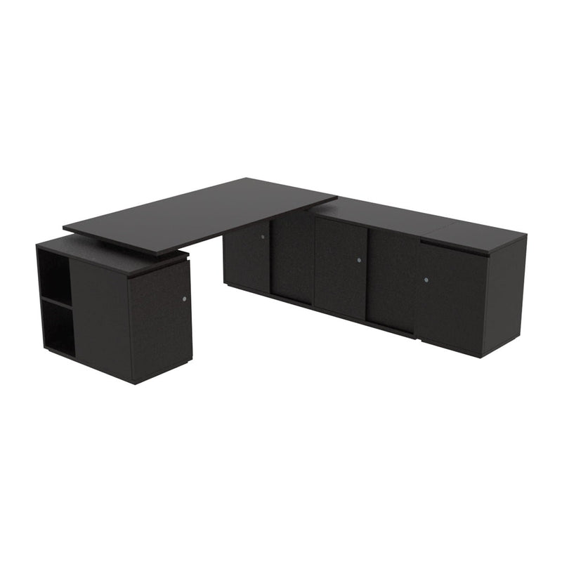 MEJA KANTOR - OFFICE DESK Meja Kantor Firm Apex Director L Desk FIRM OSCARLIVING