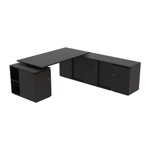 MEJA KANTOR - OFFICE DESK Meja Kantor Firm Apex Director L Desk FIRM OSCARLIVING