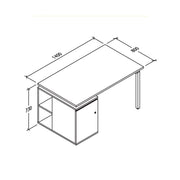 MEJA KANTOR - OFFICE DESK Meja Kantor Firm Apex Staff Desk FIRM OSCARLIVING