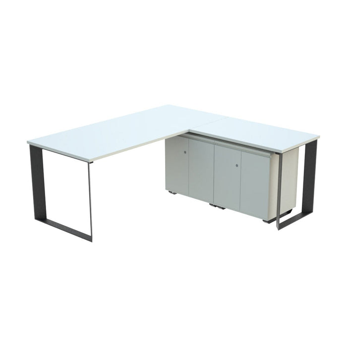 MEJA KANTOR - OFFICE DESK Meja Kantor Firm Exo Director L Desk FIRM OSCARLIVING