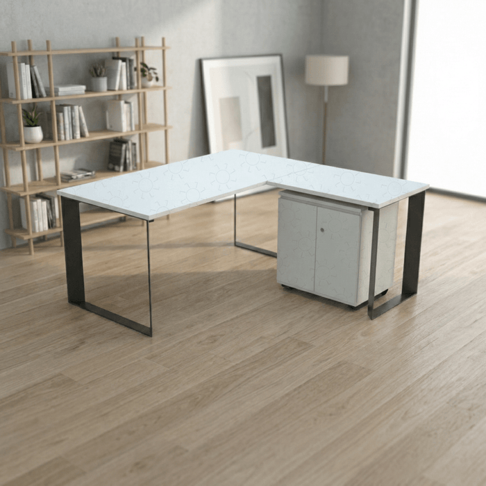 MEJA KANTOR - OFFICE DESK Meja Kantor Firm Exo Manager L Desk FIRM OSCARLIVING