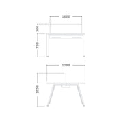 MEJA KANTOR - OFFICE DESK Meja Kantor Firm Sattu Desk 2 FIRM OSCARLIVING
