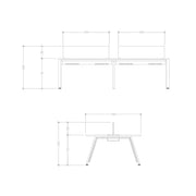 MEJA KANTOR - OFFICE DESK Meja Kantor Firm Sattu Desk 4 FIRM OSCARLIVING