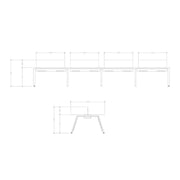 MEJA KANTOR - OFFICE DESK Meja Kantor Firm Sattu Desk 8 FIRM OSCARLIVING