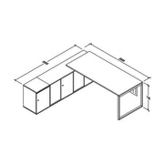 MEJA KANTOR - OFFICE DESK Meja Kantor Firm Sno Director L Desk FIRM OSCARLIVING