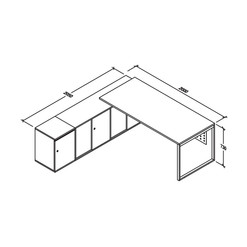 MEJA KANTOR - OFFICE DESK Meja Kantor Firm Sno Director L Desk FIRM OSCARLIVING