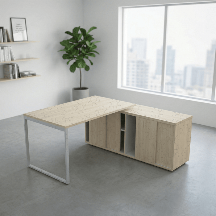 MEJA KANTOR - OFFICE DESK Meja Kantor Firm Sno Manager L Desk FIRM OSCARLIVING