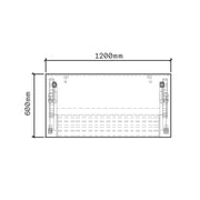 MEJA KANTOR - OFFICE DESK Meja Kantor Firm Tabla Folding Desk Complete Set FIRM OSCARLIVING