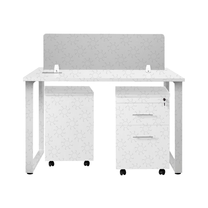 Meja Kantor INCO Fluix WS 2P F | DW Fluix WS 1 PF di Oscar Living dengan harga termurah