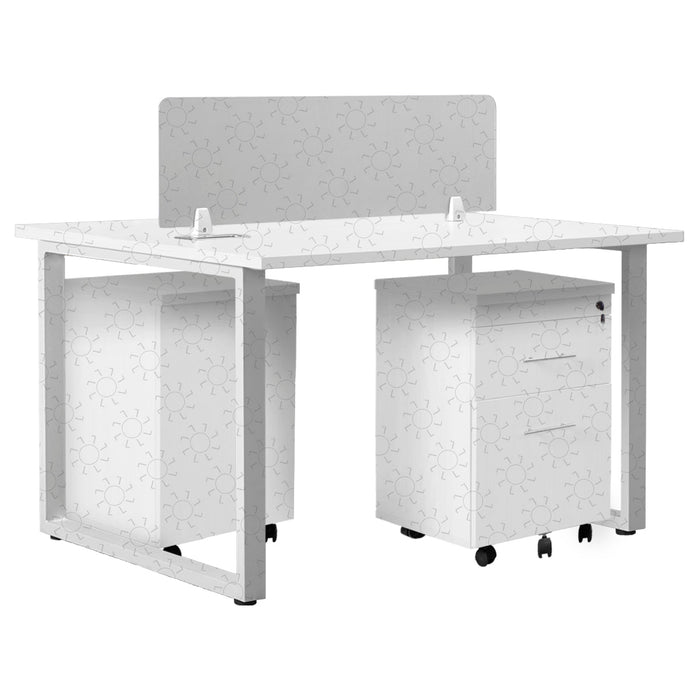 Meja Kantor INCO Fluix WS 2P F | DW Fluix WS 1 PF di Oscar Living dengan harga termurah