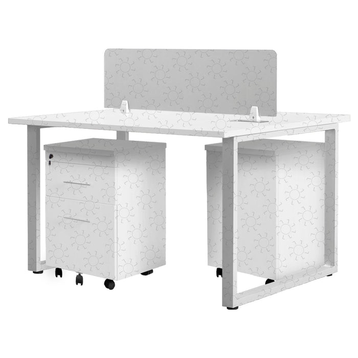 Meja Kantor INCO Fluix WS 2P F | DW Fluix WS 1 PF di Oscar Living dengan harga termurah