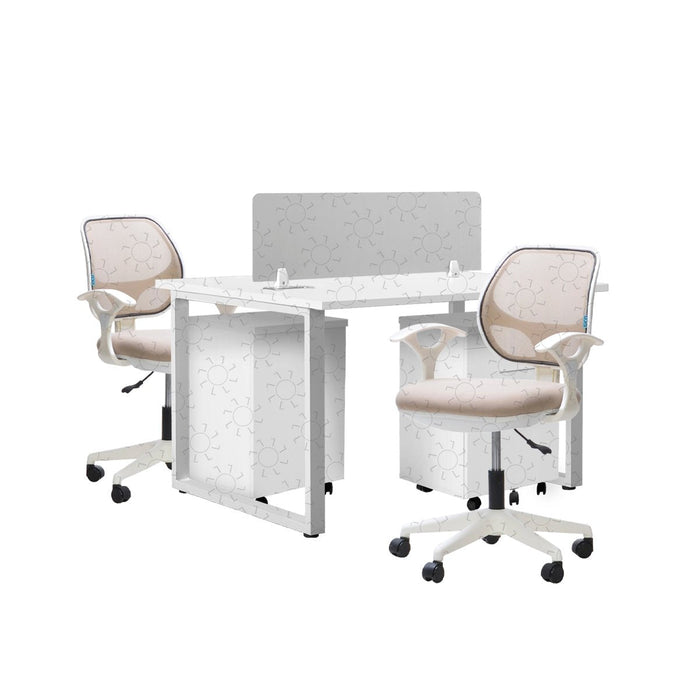 MEJA KANTOR - OFFICE DESK Meja Kantor INCO Fluix WS 2P F | DW Fluix WS 1 PF | Javico INCO OSCARLIVING