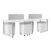 Meja Kantor INCO Fluix WS 4P F | DW Fluix WS 1 PF di Oscar Living dengan harga termurah