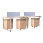 Meja Kantor INCO Fluix WS 4P F | DW Fluix WS 1 PF di Oscar Living dengan harga termurah