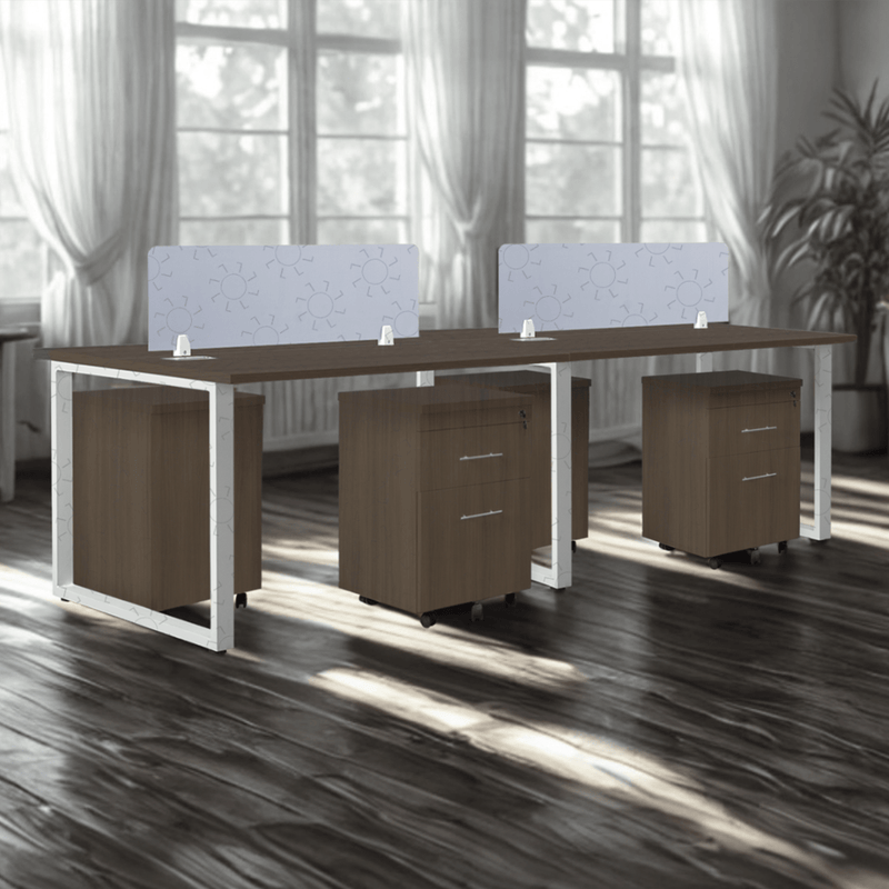 MEJA KANTOR - OFFICE DESK Meja Kantor INCO Fluix WS 4P F | DW Fluix WS 1 PF INCO OSCARLIVING