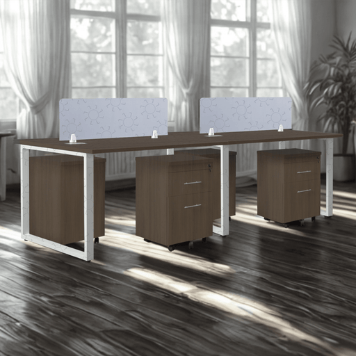 MEJA KANTOR - OFFICE DESK Meja Kantor INCO Fluix WS 4P F | DW Fluix WS 1 PF INCO OSCARLIVING