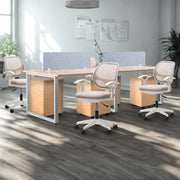 Meja Kantor INCO Fluix WS 4P F | DW Fluix WS 1 PF | Javico di Oscar Living dengan harga termurah