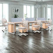 Meja Kantor INCO Fluix WS 6P F | DW Fluix WS 1 PF | Javico di Oscar Living dengan harga termurah