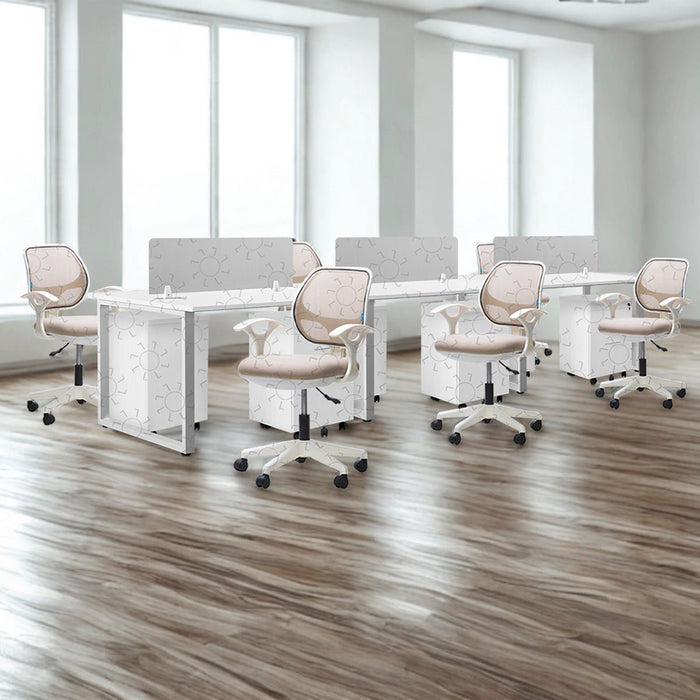 Meja Kantor INCO Fluix WS 6P F | DW Fluix WS 1 PF | Javico di Oscar Living dengan harga termurah