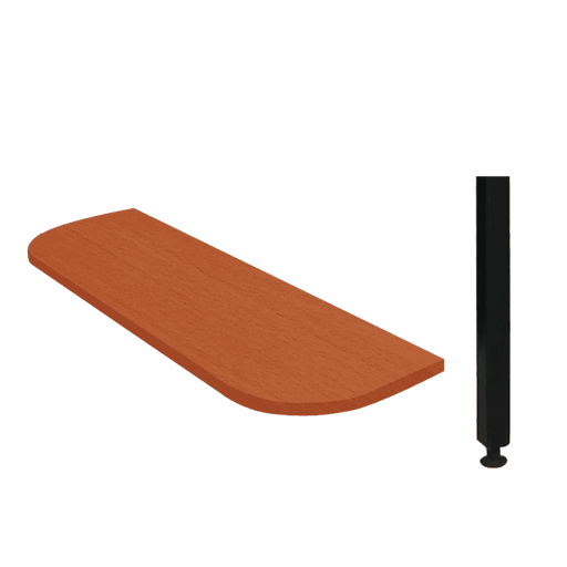 MEJA KANTOR - OFFICE DESK Meja Kantor Sudut L Lunar LJ120 LUNAR OSCARLIVING