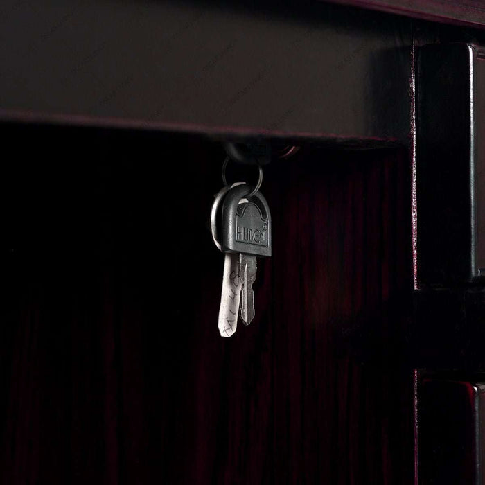 MEJA KANTOR - OFFICE DESK Meja Kerja Horse Metal MTP 02 Dark Mahony HORSE METAL OSCARLIVING