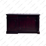 MEJA KANTOR - OFFICE DESK Meja Kerja Horse Metal MTP 02 Dark Mahony HORSE METAL OSCARLIVING