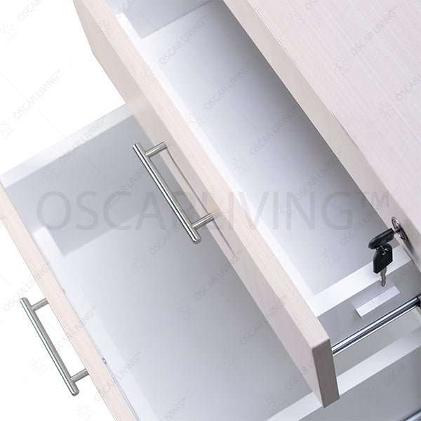 MEJA KANTOR - OFFICE DESK Meja Kerja Kantor Harold Lundern 120 dan Drawer Magnus 2L HAROLD OSCARLIVING