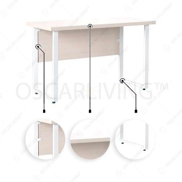 MEJA KANTOR - OFFICE DESK Meja Kerja Kantor Harold Floxi 120 HAROLD OSCARLIVING