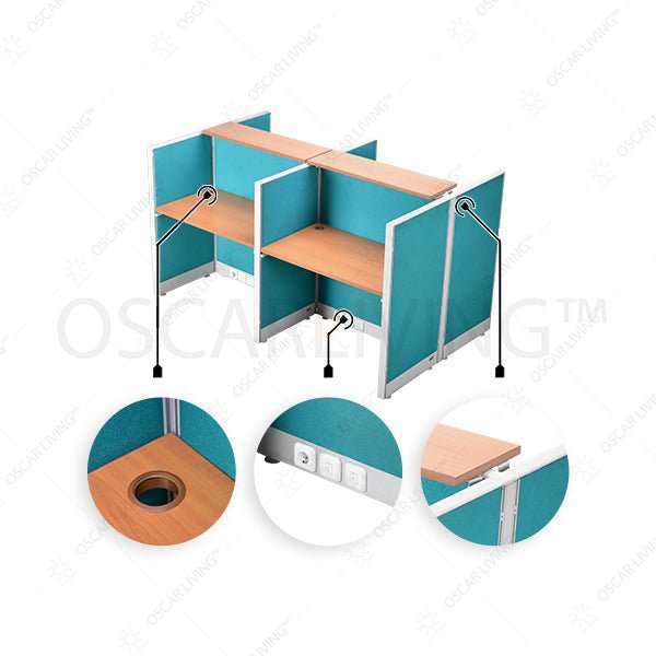 MEJA KANTOR - OFFICE DESK Meja Kerja Partisi UNO A 2550 UNO OSCARLIVING