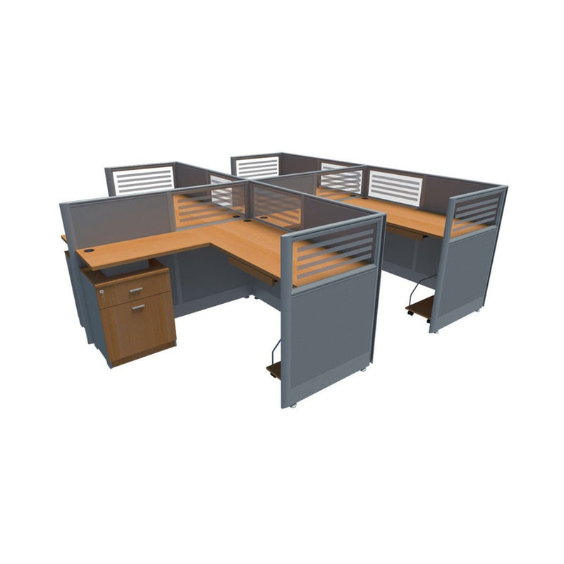 MEJA KANTOR - OFFICE DESK Meja Partisi Brother WS 4 LD BROTHER OSCARLIVING