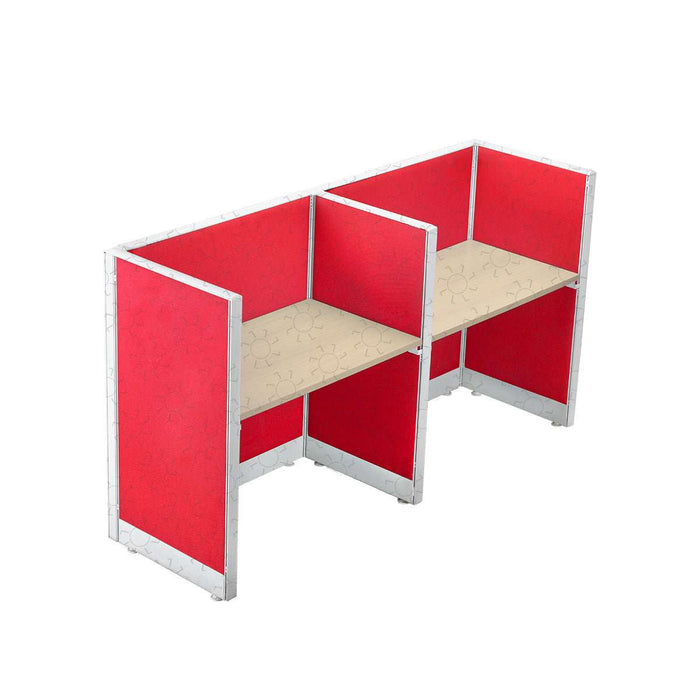 MEJA KANTOR - OFFICE DESK Meja Partisi Harold Evolux Top Beech 2Way | 120 HAROLD OSCARLIVING