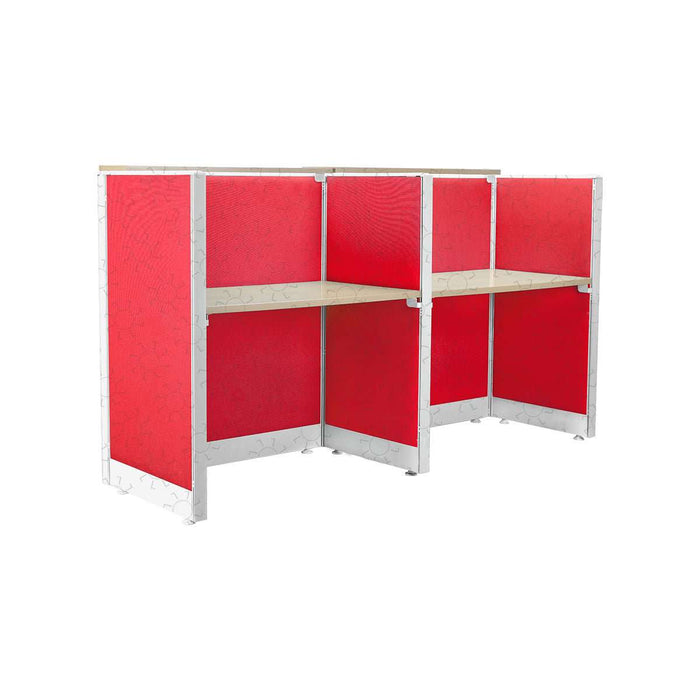 MEJA KANTOR - OFFICE DESK Meja Partisi Harold Evolux Top Beech 2Way dan Ambalan | 120 HAROLD OSCARLIVING