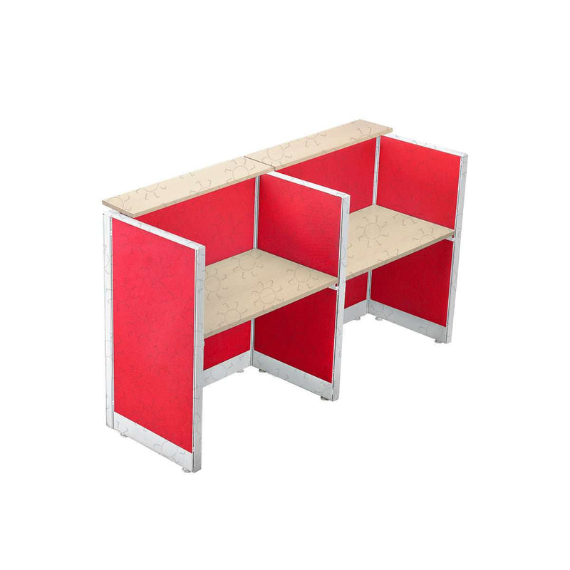 MEJA KANTOR - OFFICE DESK Meja Partisi Harold Evolux Top Beech 2Way dan Ambalan | 120 HAROLD OSCARLIVING