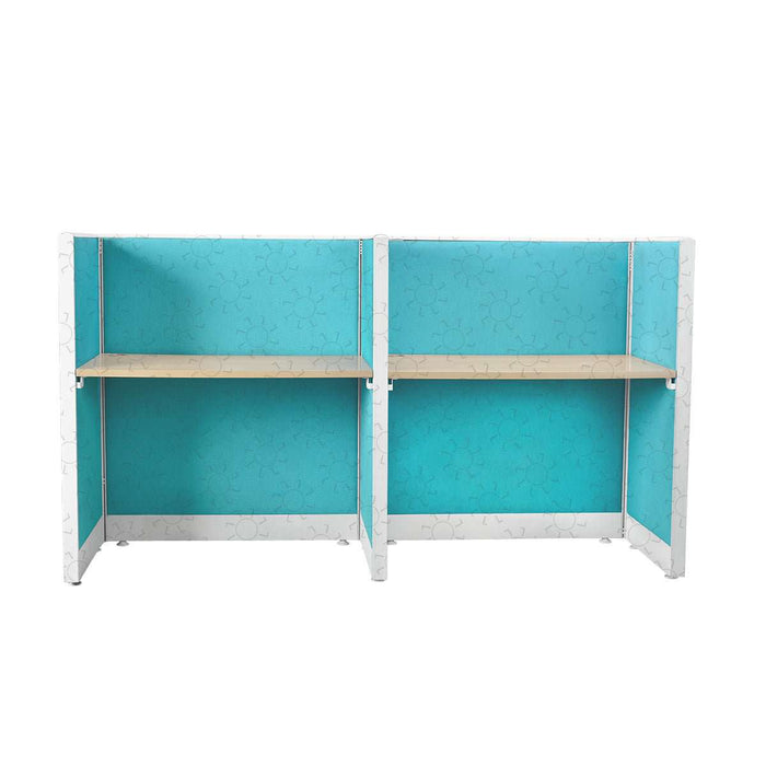 MEJA KANTOR - OFFICE DESK Meja Partisi Harold Evolux Top Beech 4Way | 100 HAROLD OSCARLIVING