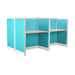 MEJA KANTOR - OFFICE DESK Meja Partisi Harold Evolux Top Beech 4Way dan Ambalan | 100 HAROLD OSCARLIVING