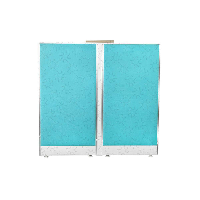 MEJA KANTOR - OFFICE DESK Meja Partisi Harold Evolux Top Beech 4Way dan Ambalan | 120 HAROLD OSCARLIVING