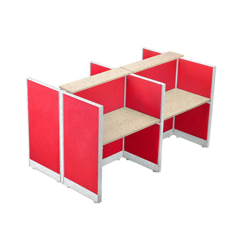 MEJA KANTOR - OFFICE DESK Meja Partisi Harold Evolux Top Beech 4Way dan Ambalan | 120 HAROLD OSCARLIVING