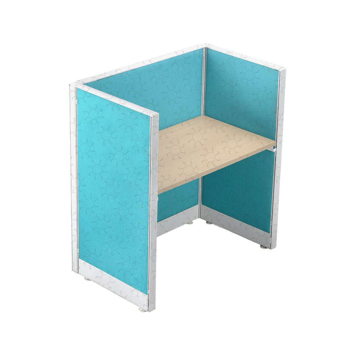 MEJA KANTOR - OFFICE DESK Meja Partisi Harold Evolux Top Beech Solo | 120 HAROLD OSCARLIVING
