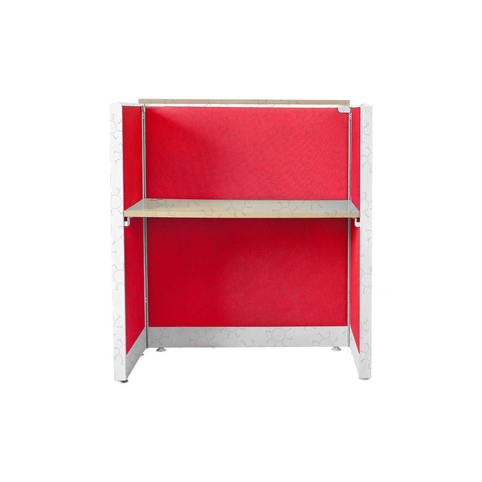 MEJA KANTOR - OFFICE DESK Meja Partisi Harold Evolux Top Beech Solo dan Ambalan | 100 HAROLD OSCARLIVING