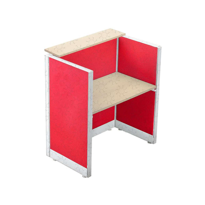 MEJA KANTOR - OFFICE DESK Meja Partisi Harold Evolux Top Beech Solo dan Ambalan | 100 HAROLD OSCARLIVING