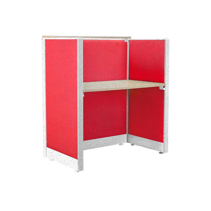 MEJA KANTOR - OFFICE DESK Meja Partisi Harold Evolux Top Beech Solo dan Ambalan | 120 HAROLD OSCARLIVING
