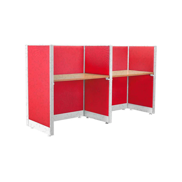 MEJA KANTOR - OFFICE DESK Meja Partisi Harold Evolux Top Cherry 2Way | 120 HAROLD OSCARLIVING