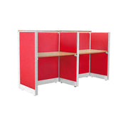 MEJA KANTOR - OFFICE DESK Meja Partisi Harold Evolux Top Cherry 2Way dan Ambalan | 120 HAROLD OSCARLIVING