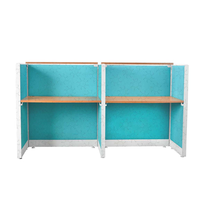 MEJA KANTOR - OFFICE DESK Meja Partisi Harold Evolux Top Cherry 2Way dan Ambalan | 120 HAROLD OSCARLIVING