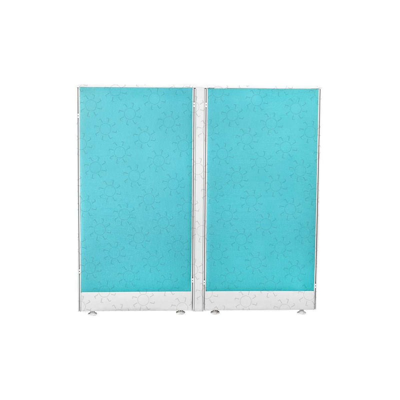 MEJA KANTOR - OFFICE DESK Meja Partisi Harold Evolux Top Cherry 4Way | 100 HAROLD OSCARLIVING