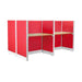 MEJA KANTOR - OFFICE DESK Meja Partisi Harold Evolux Top Cherry 4Way | 100 HAROLD OSCARLIVING