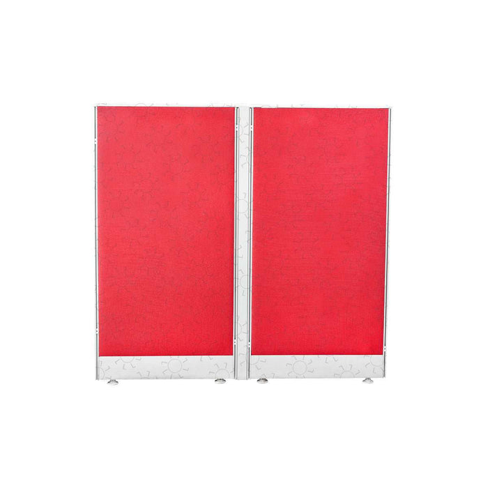 MEJA KANTOR - OFFICE DESK Meja Partisi Harold Evolux Top Cherry 4Way | 100 HAROLD OSCARLIVING