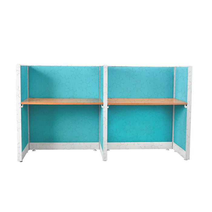 MEJA KANTOR - OFFICE DESK Meja Partisi Harold Evolux Top Cherry 4Way | 100 HAROLD OSCARLIVING